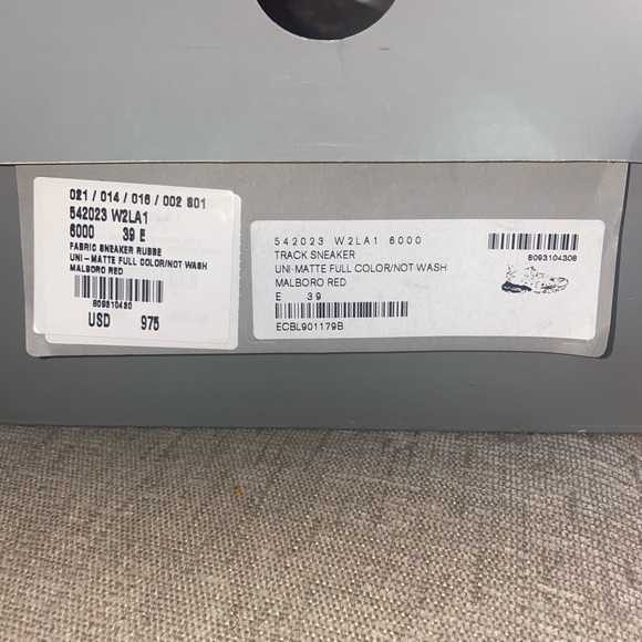 Red Balenciaga Track Sneakers - Picture 9 of 14